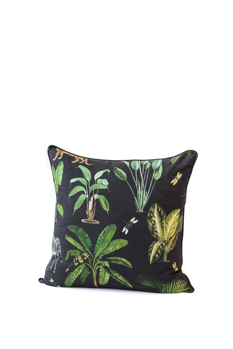 African Botanical Safari Sea Cushion Cover Milk & Honey Lifestyle